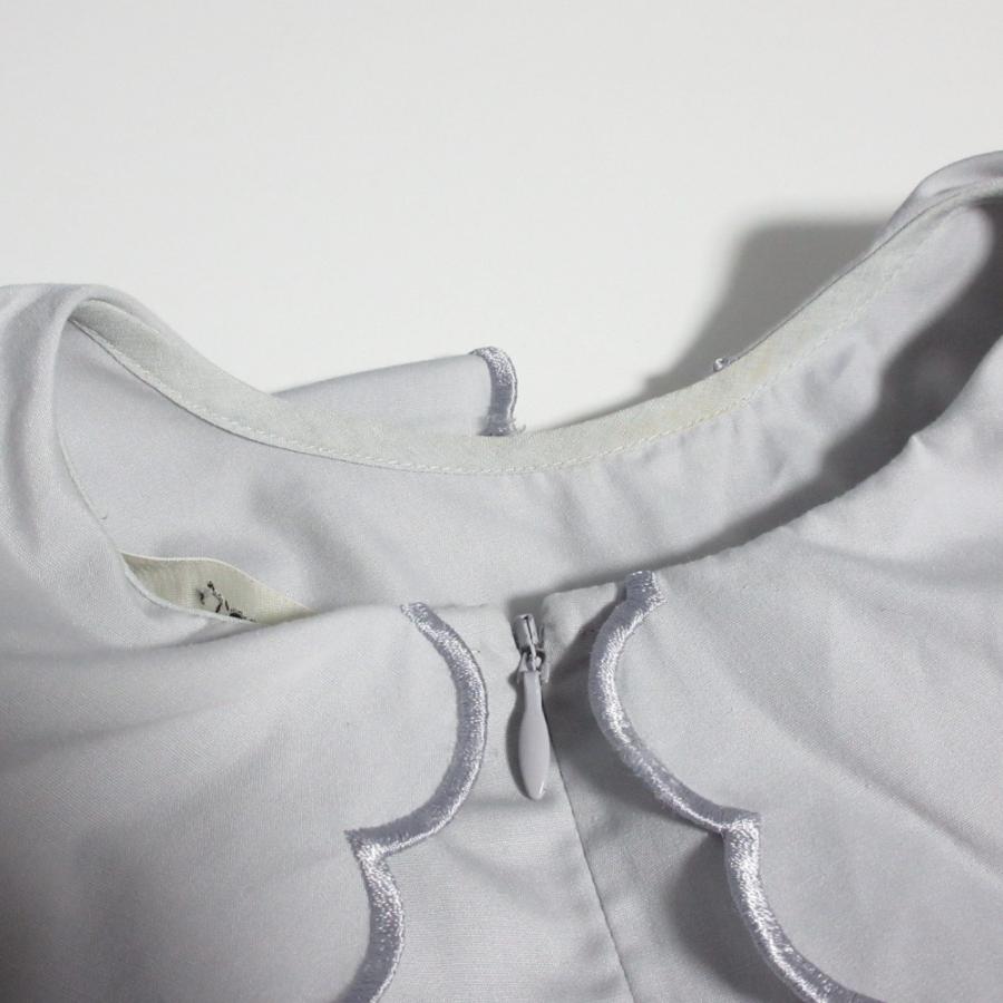 Yori 良品 ヨリ スカラップ ロングスリーブブラウス YR21-23100AW 