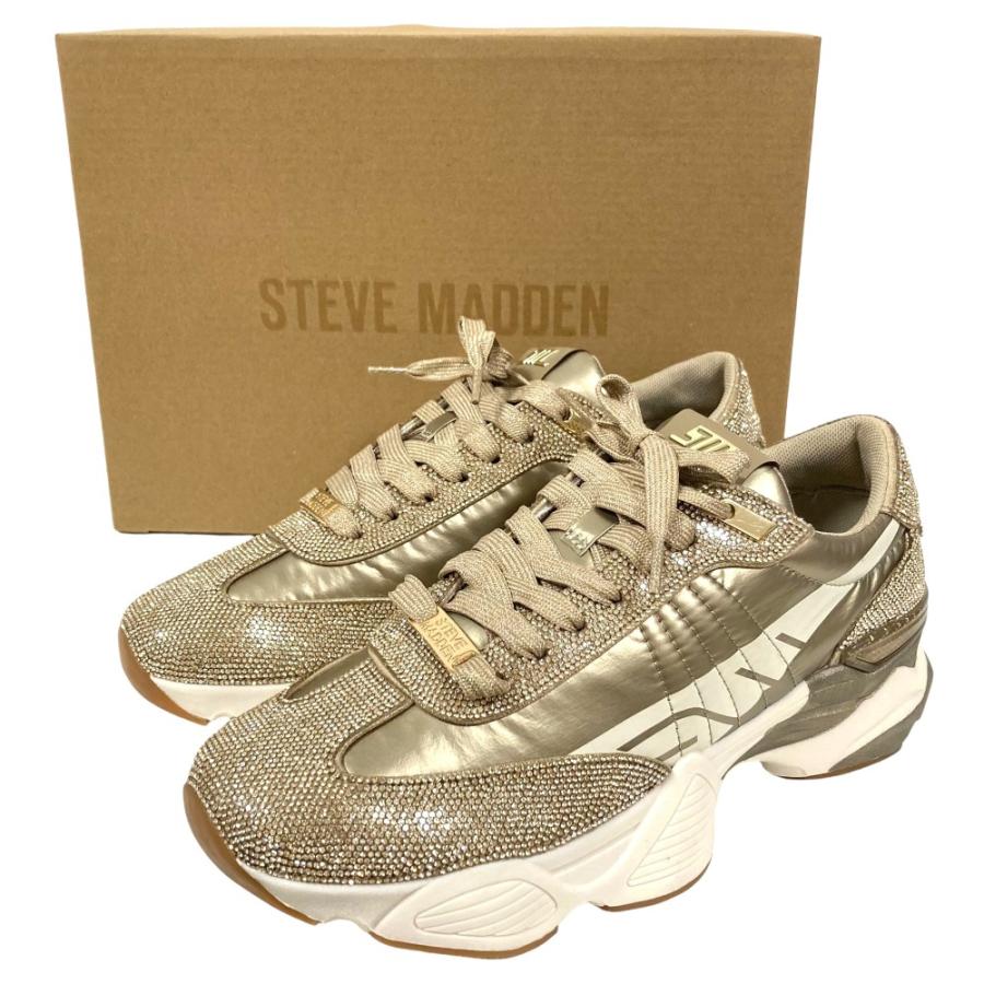 STEVE MADDEN（スティーブ・マデン） 未使用 ラインストーンスニーカー 