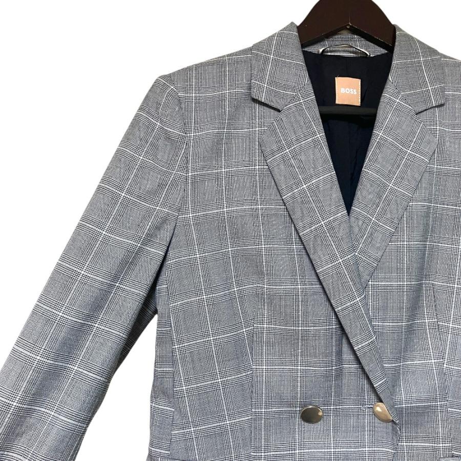 HUGO BOSS（ヒューゴ・ボス） 美品 BOSS ボス グレンチェック柄 ダブル