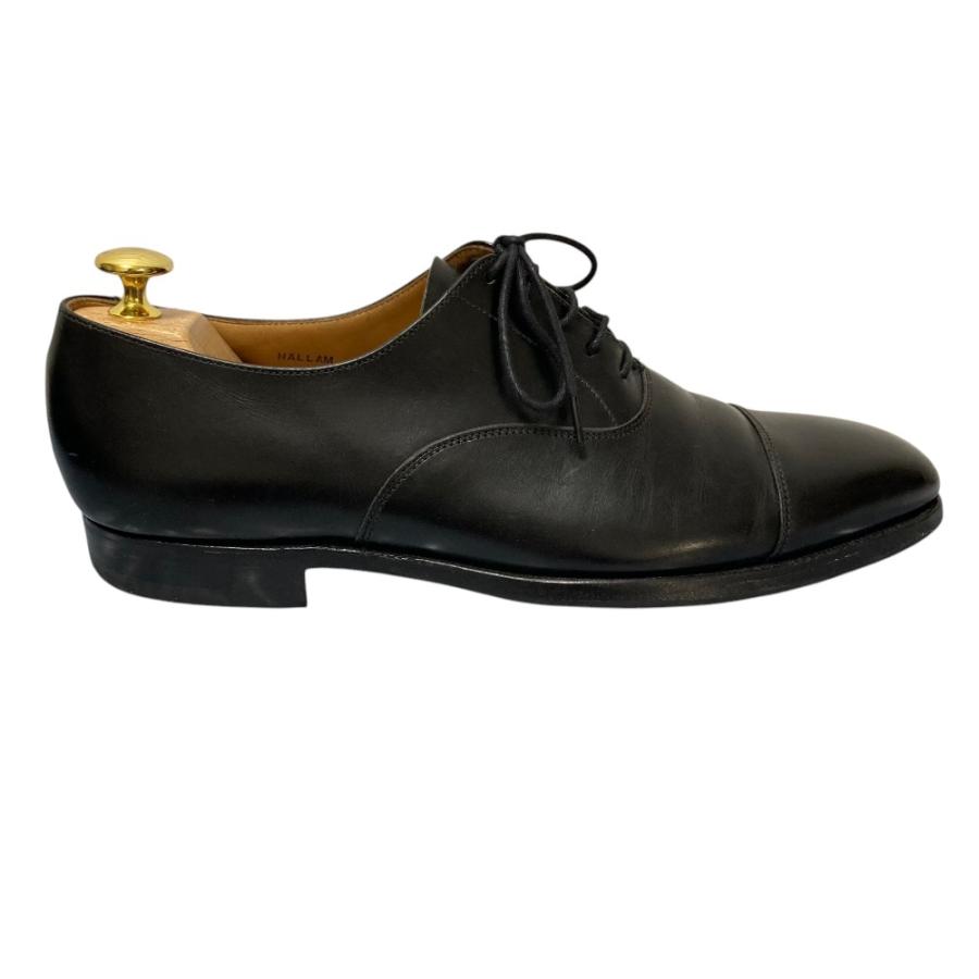 7E　美品　CROCKETT＆JONES　HALLAM　ブラック CROCKETT&JONES（クロケット＆ジョーンズ） 良品 クロケットアンド