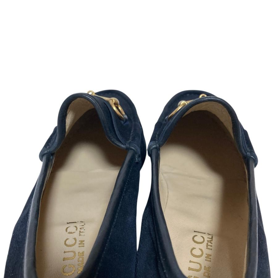 GUCCI（グッチ） 美品 スエードレザー ホースビットローファー 37 24cm
