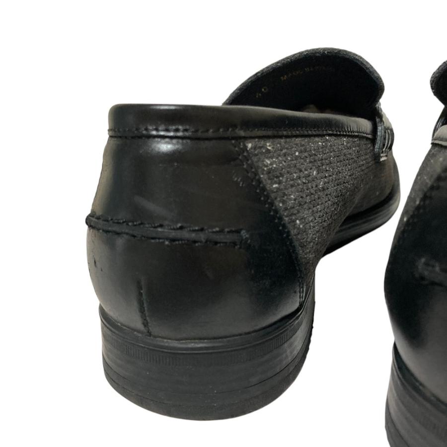 JIMMY CHOO（ジミーチュウ） 美品 レザーコンビ コインローファー