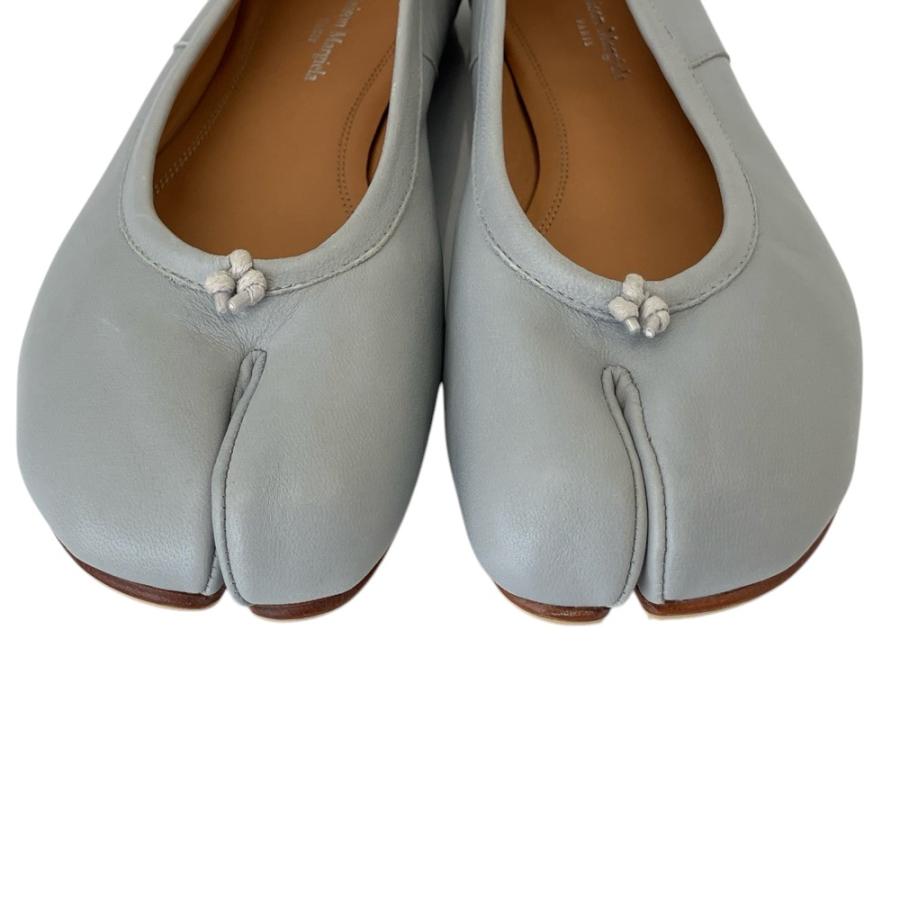 MAISONMARGIELAメゾンマルジェラタビバレエフラット サイズ35 Maison Margiela（メゾンマルジェラ） 良品 タビ レザー フラット