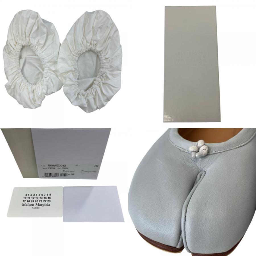 Maison Margiela（メゾンマルジェラ） 良品 タビ レザー フラット