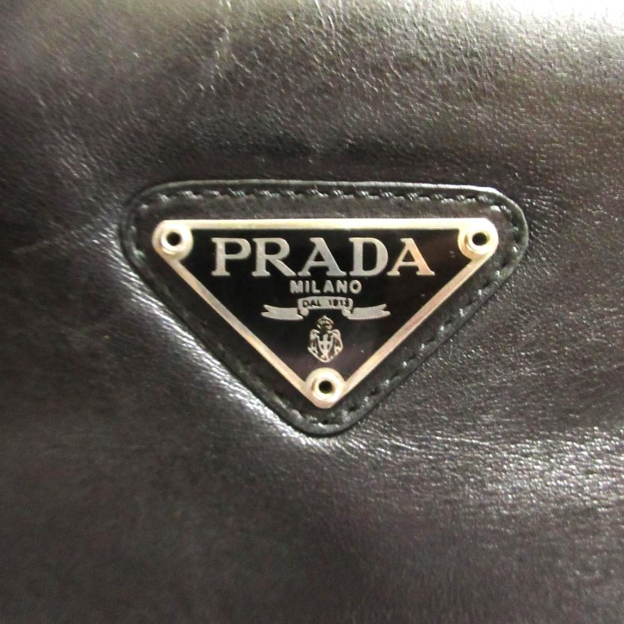 PRADA（プラダ） 良品 ナッパレザー トートバッグ ブラック レディース