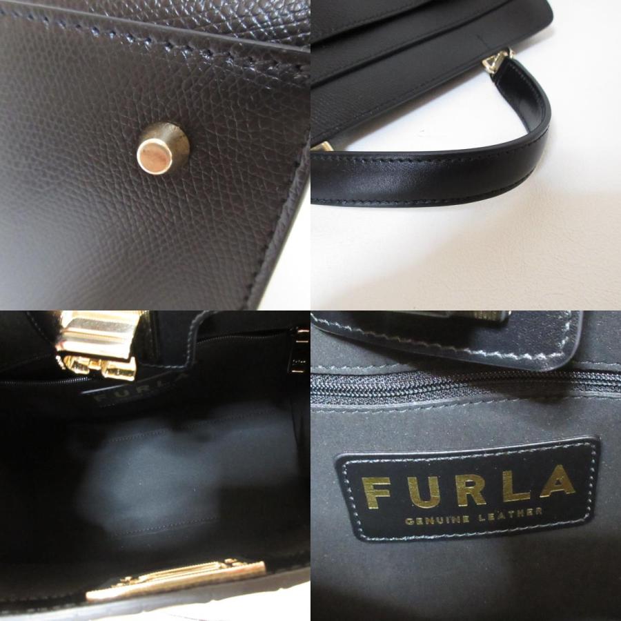 FURLA（フルラ） 美品 1927 レザーパッチワーク 2WAY ショルダーバッグ 