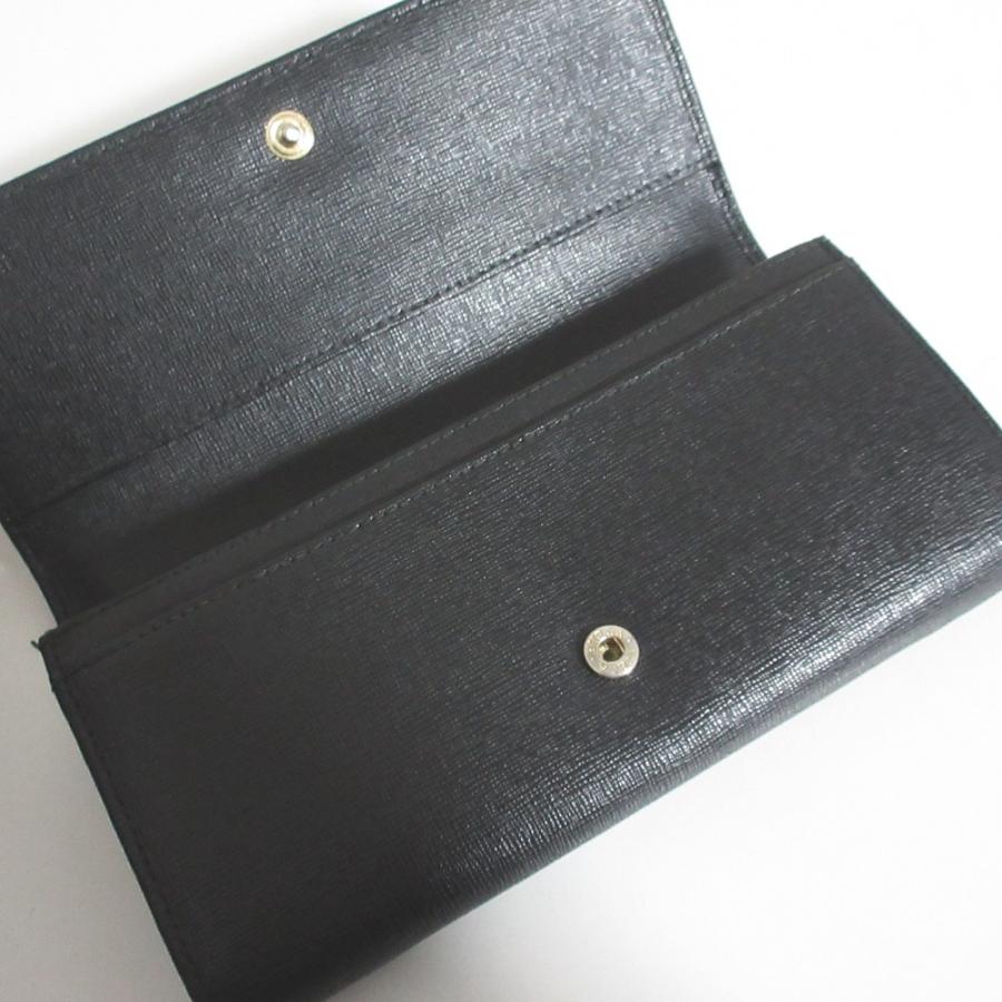 FURLAブラックレザー 長財布 FURLA（フルラ） 美品 レザー ロングウォレット 長財布 ブラック