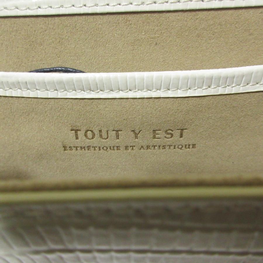美品 TOUT Y EST トゥティエ SAC PAUMELLE ポメルバッグ ショルダー