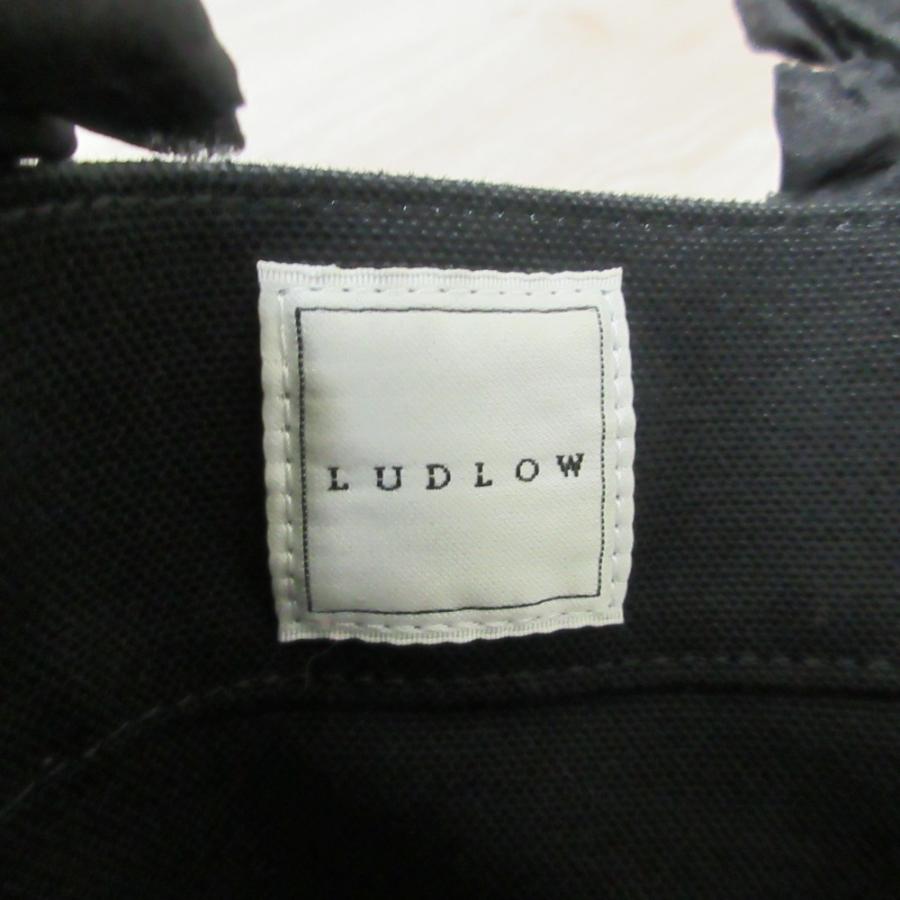 LUDLOW（ラドロー） 良品 フリルハンドル トートバッグ ハンドバッグ