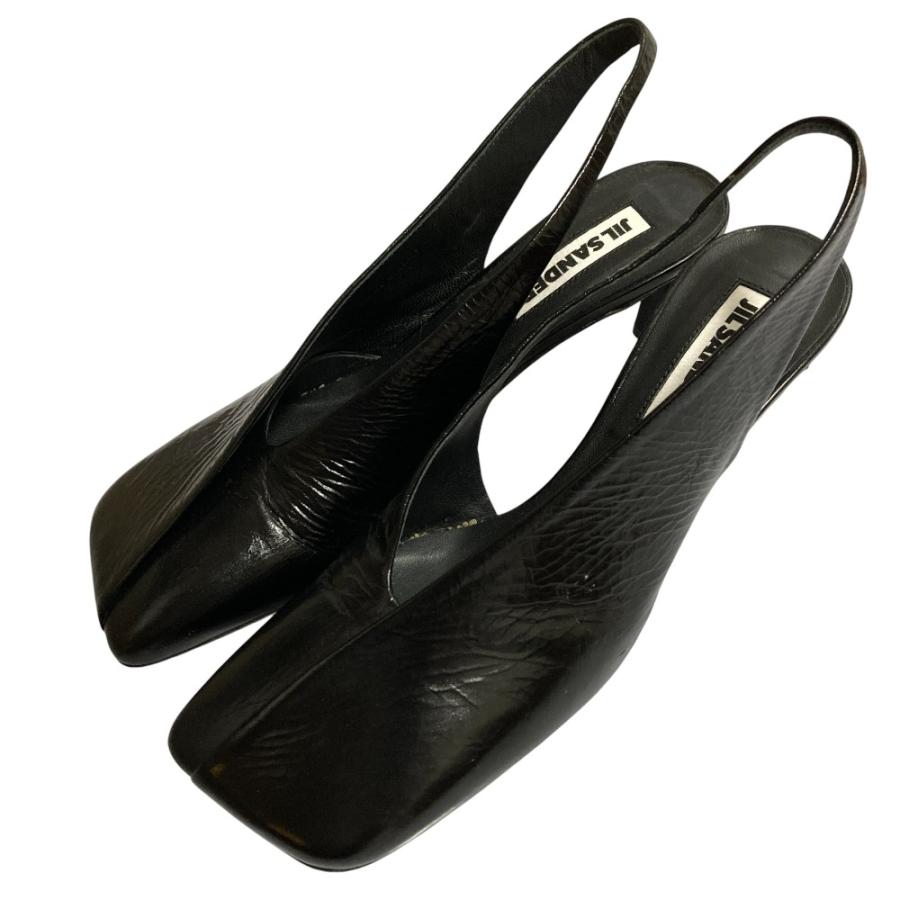 JIL SANDER（ジルサンダー） 美品 スリングバック スクエアトゥ