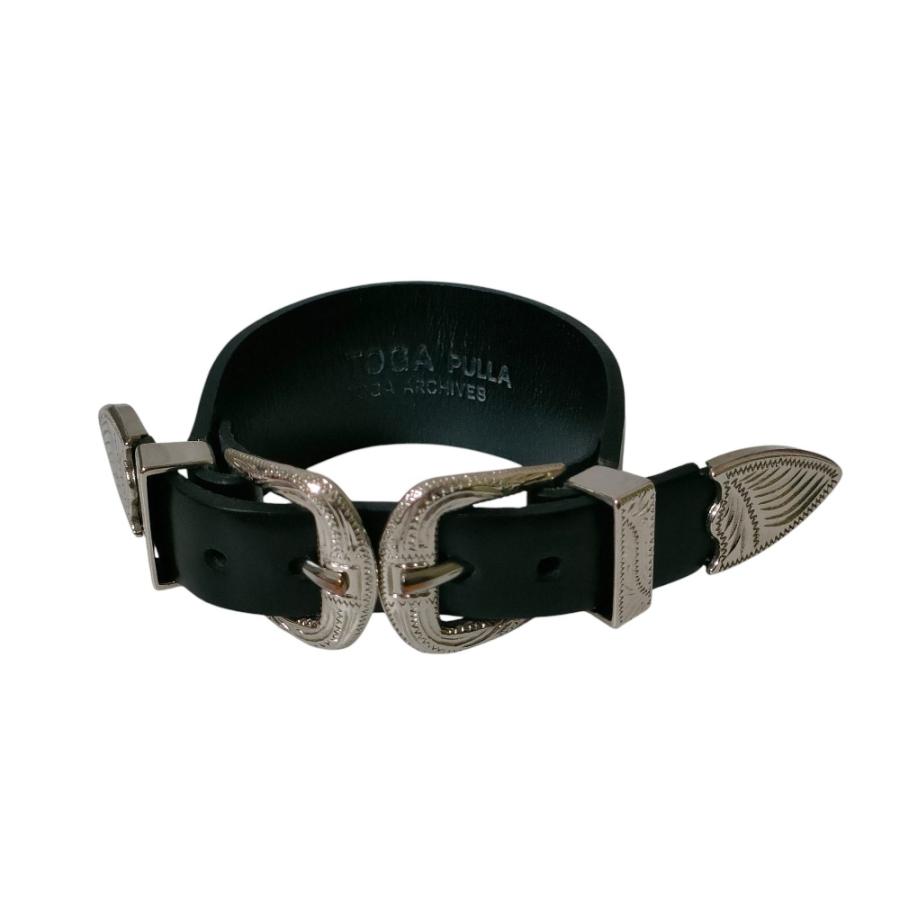 TOGA PULLA（トーガ プルラ） 良品 カウレザー ダブルバックル