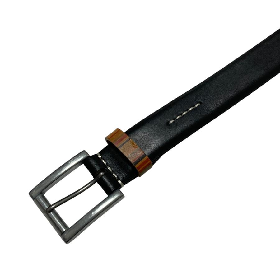 Paul Smith（ポール・スミス） 美品 レザー ベルト サイズM ブラック