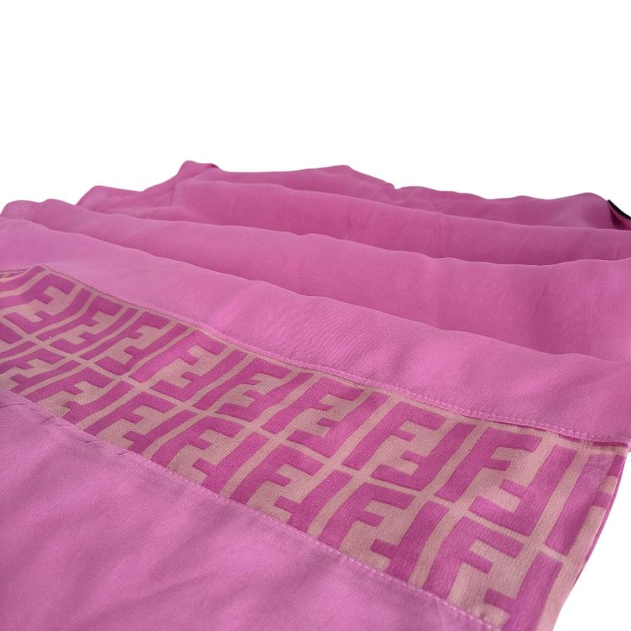 FENDI（フェンディ） 美品 ヴィンテージ シルク100% FFロゴ ズッカ