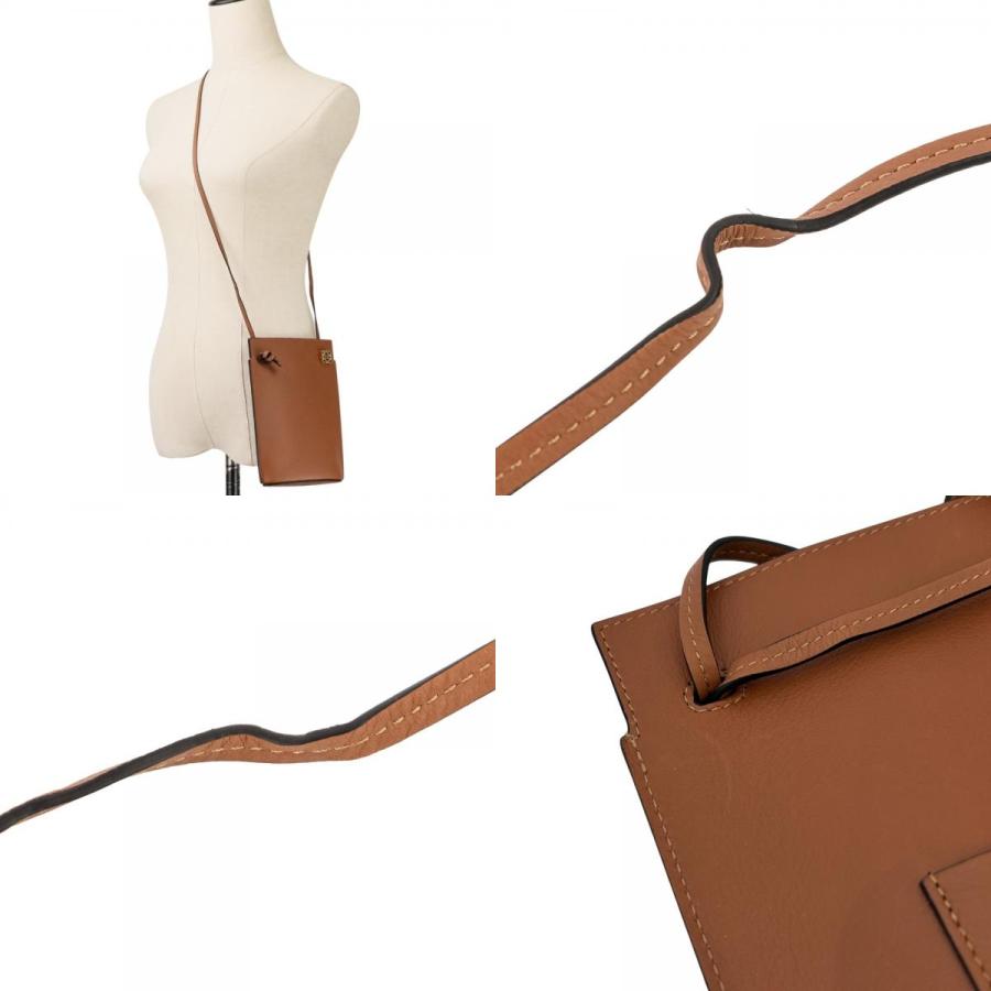 LOEWE（ロエベ） 美品 アナグラムダイス フォンポーチ ショルダー