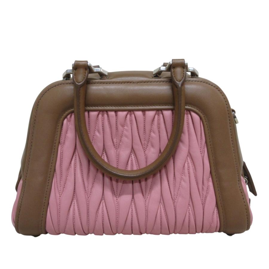 miu miu（ミュウミュウ） 美品 マテラッセ 2way サッチェルバッグ 