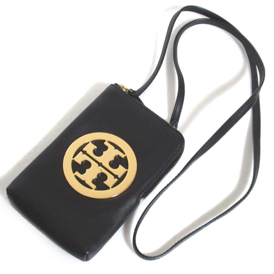 トリーバーチ フォン ショルダーバッグ 黒 新品未使用 TORY BURCH（トリーバーチ） スマホショルダー バッグ レザー フォン