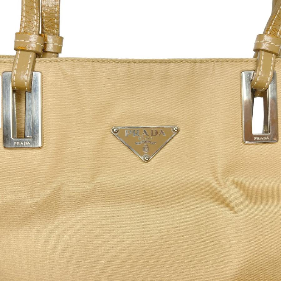 PRADA（プラダ） 良品 トライアングルロゴプレート レザーハンドル