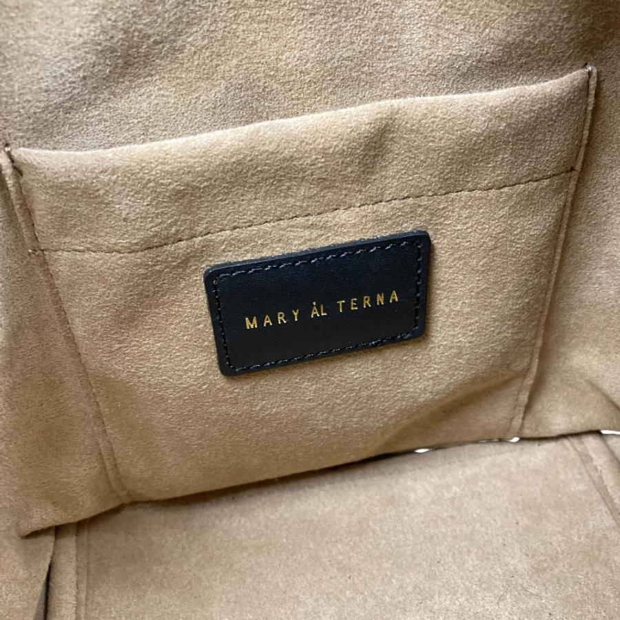 美品 MARY AL TERNA メアリオルターナ 巾着 ドローストリング ショルダーバッグ ブラック レディース 古着 中古 USED 美品 MARY AL TERNA メアリオルターナ 巾着 ドローストリング