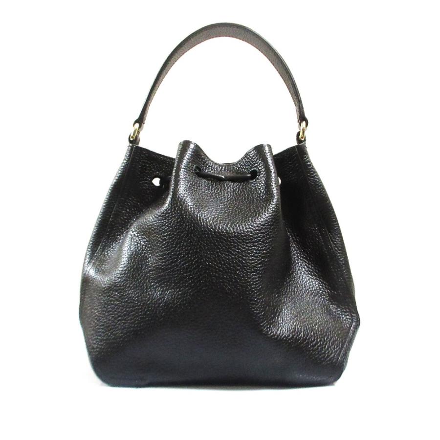 FURLA（フルラ） 美品 アテナ レザー 巾着 ドローストリングバッグ