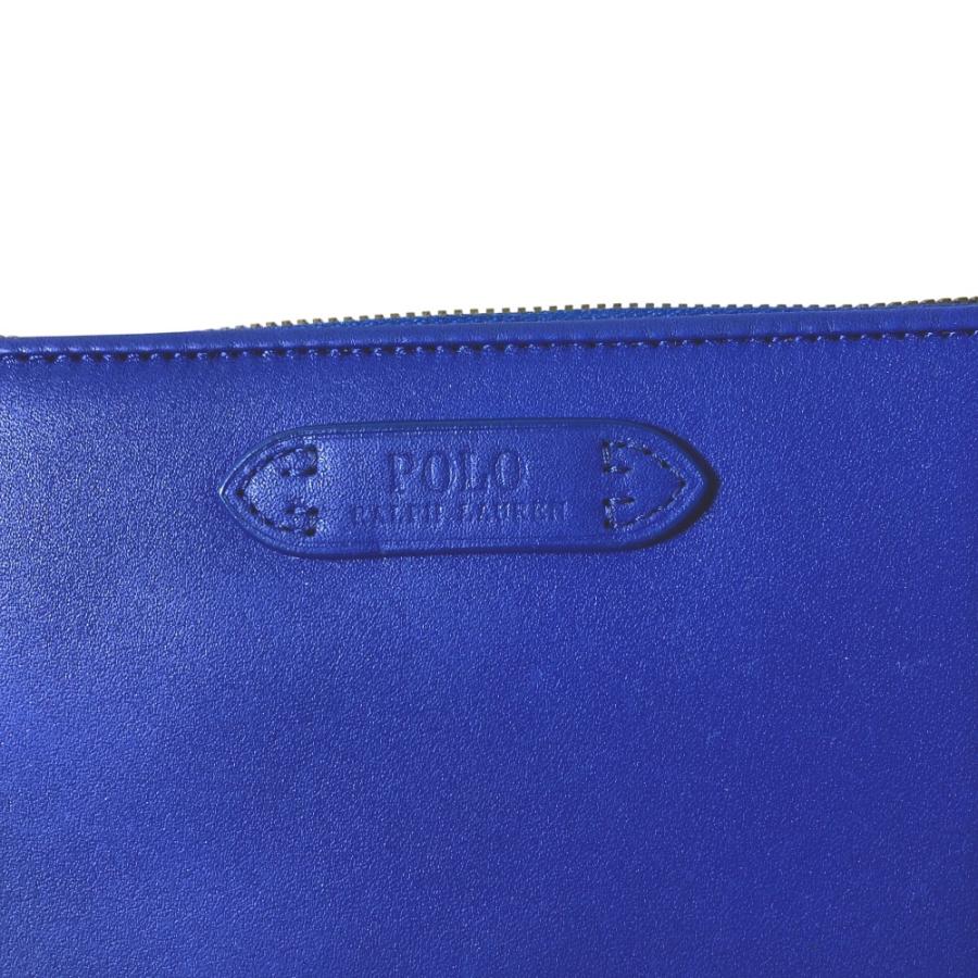 POLO RALPH LAUREN（ポロ・ラルフローレン） 美品 レザー ラウンド