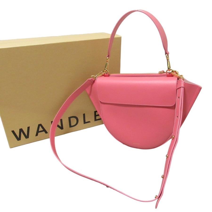 美品 WANDLER ワンドラー HORTENSIA MEDIUM ハンドバッグ ショルダー 