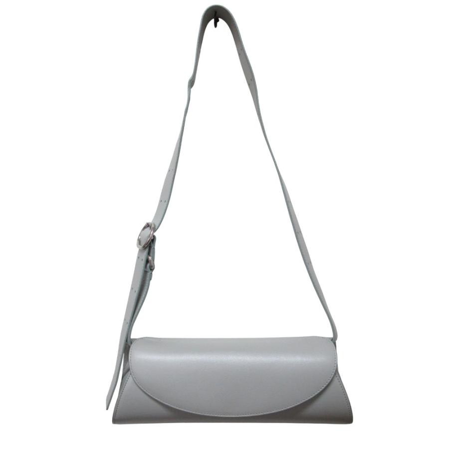 ジルサンダー レザーハンドバック JIL SANDER グレー JIL SANDER（ジルサンダー） 美品 CANNOLO カンノーロ レザー