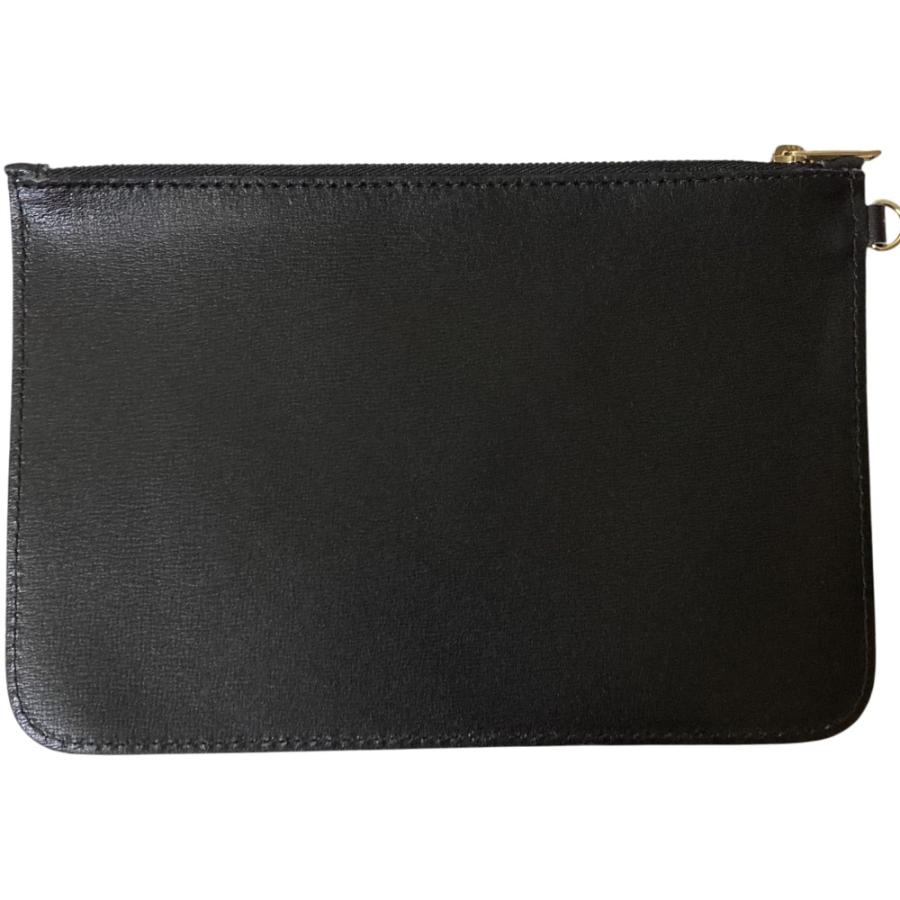 repetto レペット ポーチ付き レザートートバッグ ブラック レディース 古着 中古_6