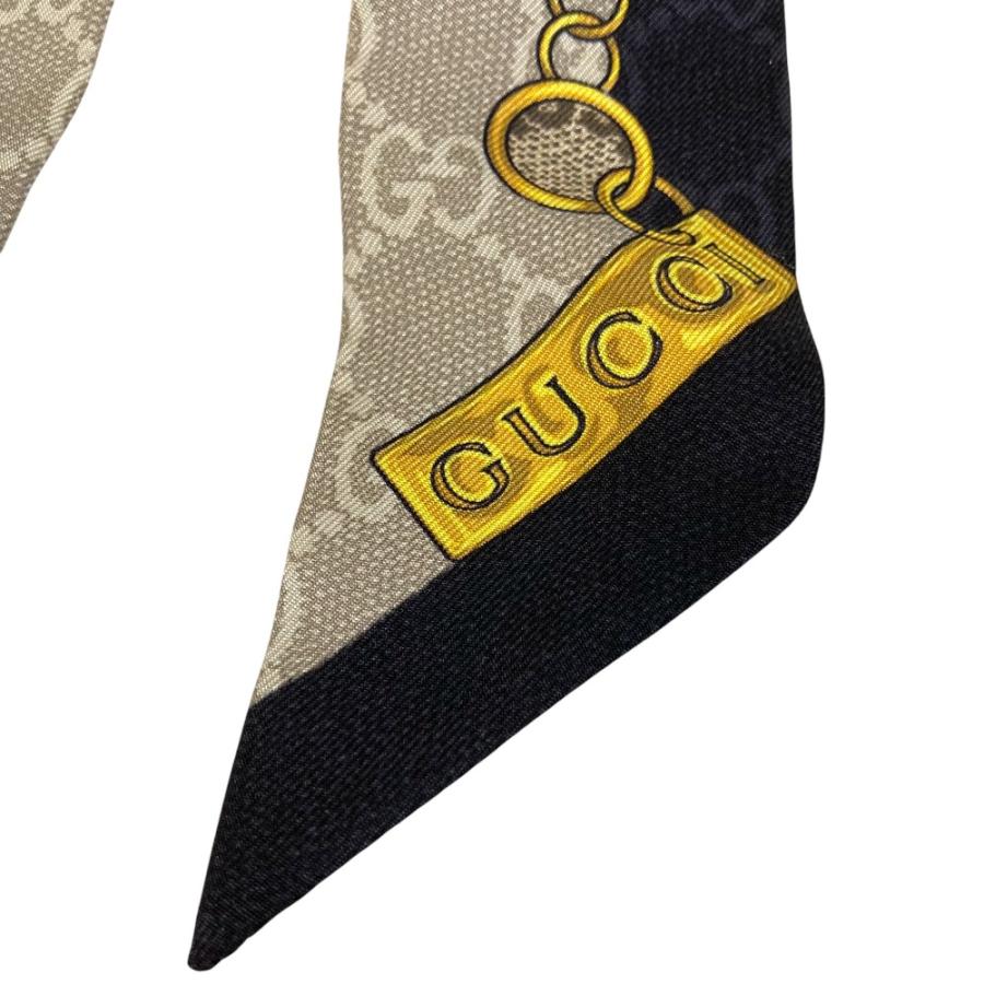 GUCCI（グッチ） 新品同様 シルクジャカード シュシュ ヘア