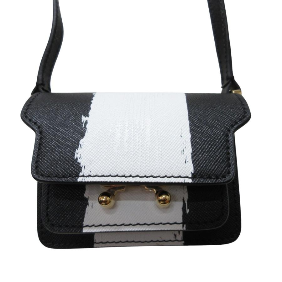 MARNI（マルニ） 未使用 トランク ナノ レザー ショルダーバッグ 