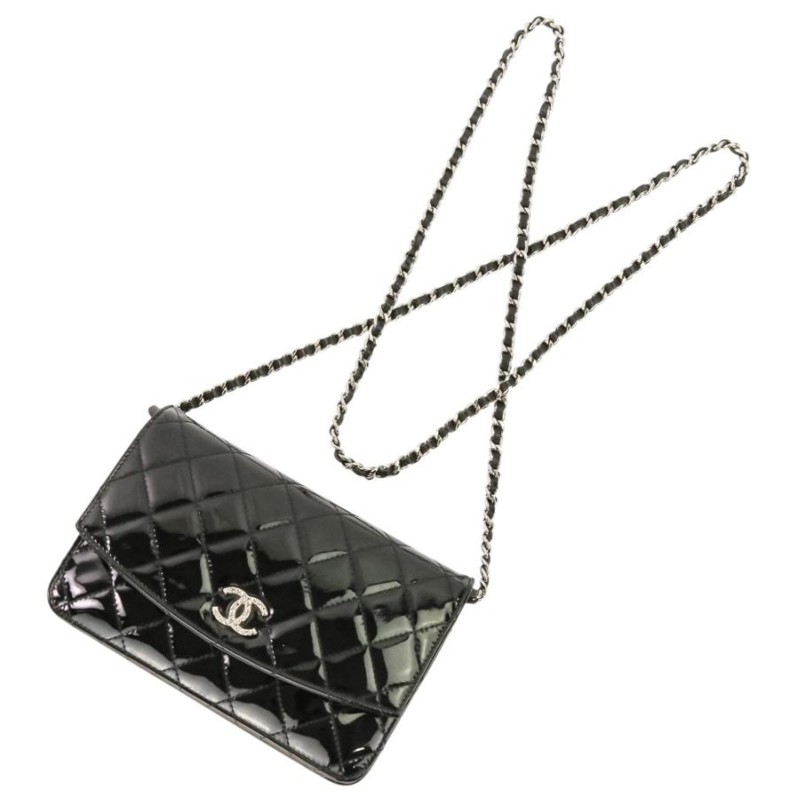 CHANEL（シャネル） 良品 ブリリアント パテント マトラッセ チェーン