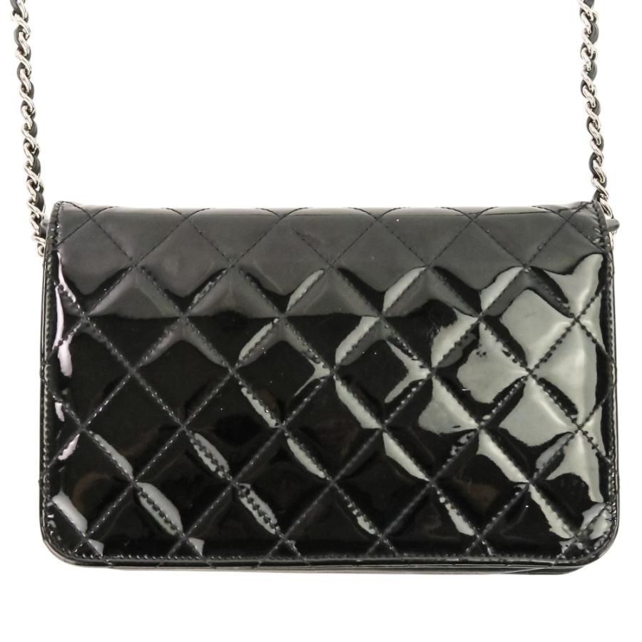 CHANEL（シャネル） 良品 ブリリアント パテント マトラッセ チェーン 