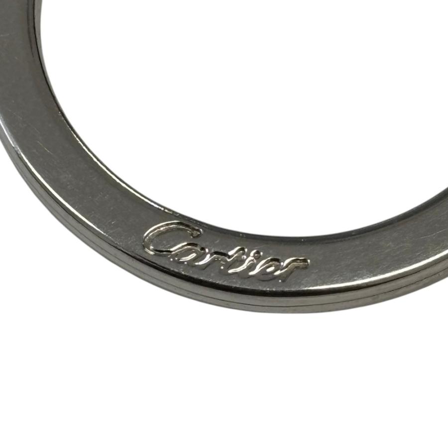 Cartier（カルティエ） ドゥーブルC 回転式キーリング シルバーカラー