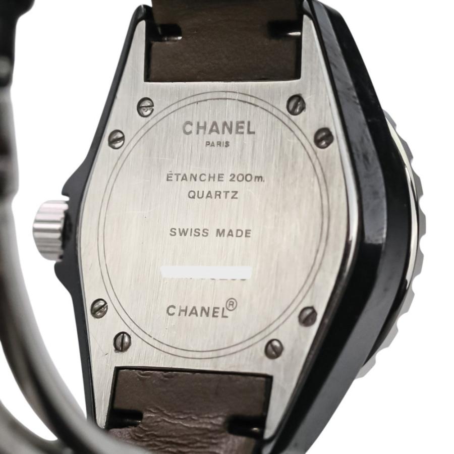 CHANEL（シャネル） 良品 J12 セラミック 腕時計 H0680 33mm デイト