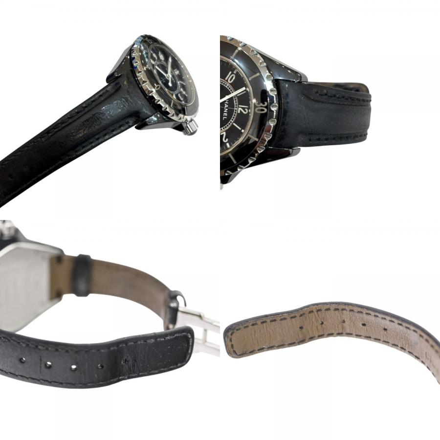 CHANEL（シャネル） 良品 J12 セラミック 腕時計 H0680 33mm デイト
