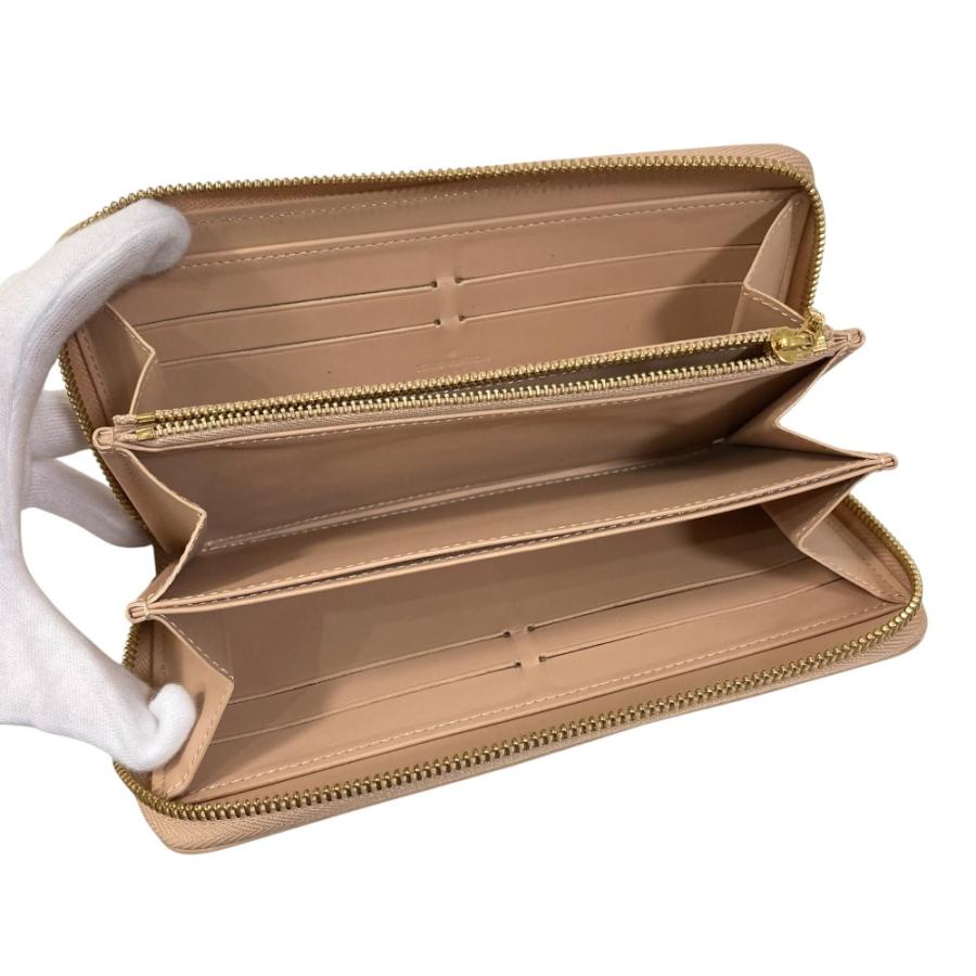ルイヴィトン ヴェルニ ジッピーウォレット 長財布 ベージュ LOUIS VUITTON（ルイ・ヴィトン） モノグラムヴェルニ ジッピー