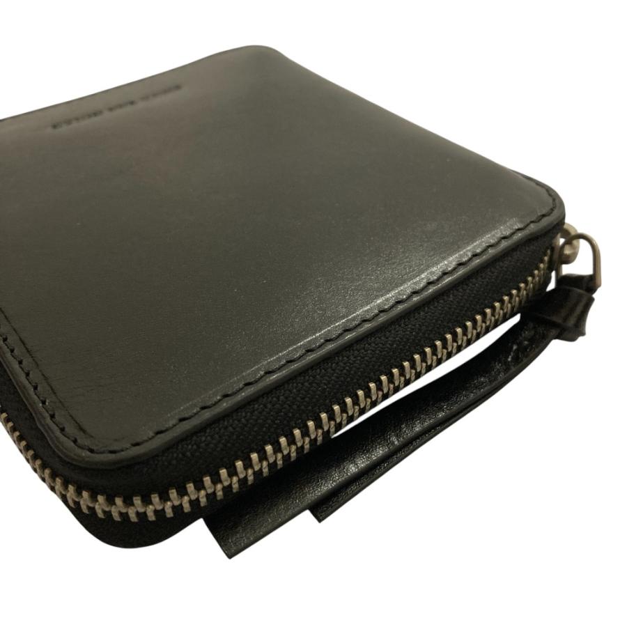 新品同様 DRIES VAN NOTEN ドリスヴァンノッテン 2025年製 ラウンドファスナー レザーコンパクトウォレット ブラック レディース 古着 中古 USED DRIES VAN NOTEN（ドリス ヴァン ノッテン） 新品同様 2025年製