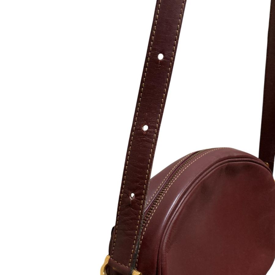良品 Cartier カルティエ マストライン ショルダーバッグ ボルドー レディース 古着 中古 USED Cartier（カルティエ） 良品 マストライン ショルダーバッグ ボルドー