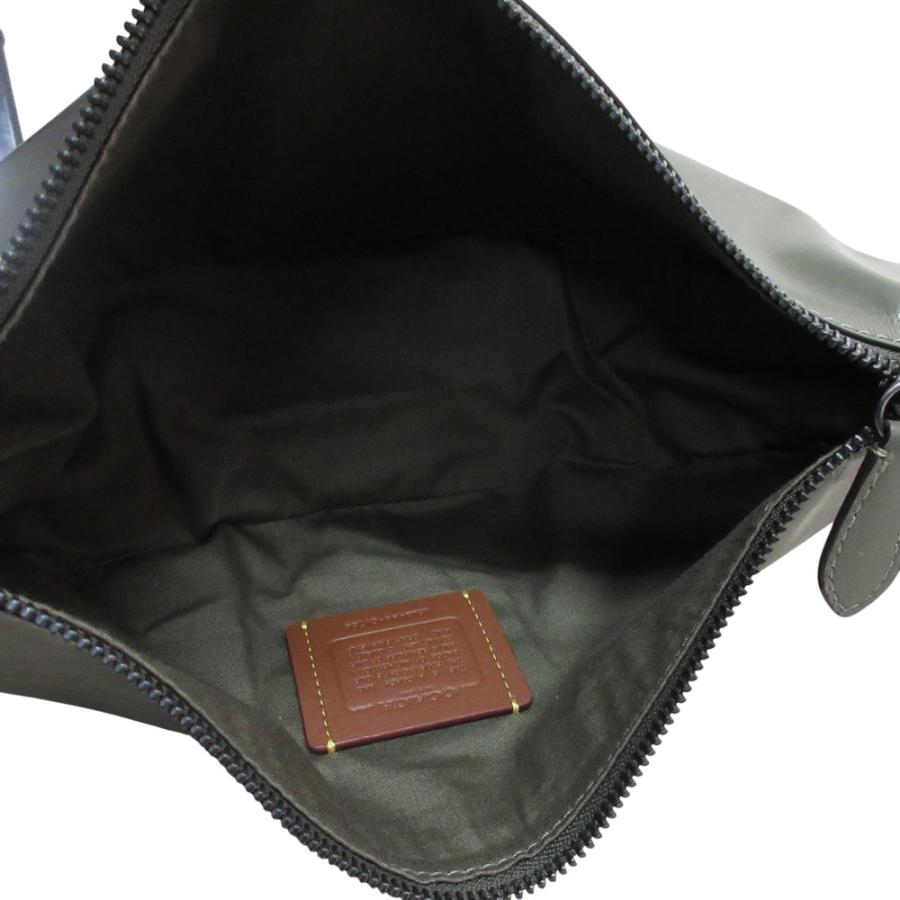 新品同様 COACH コーチ HALL SOFT SLING ケース付 セミショルダーバッグ CY754 カーキグリーン メンズ レディース 古着 中古 USED COACH - 新品同様 COACH コーチ HALL SOFT SLING コインケース付