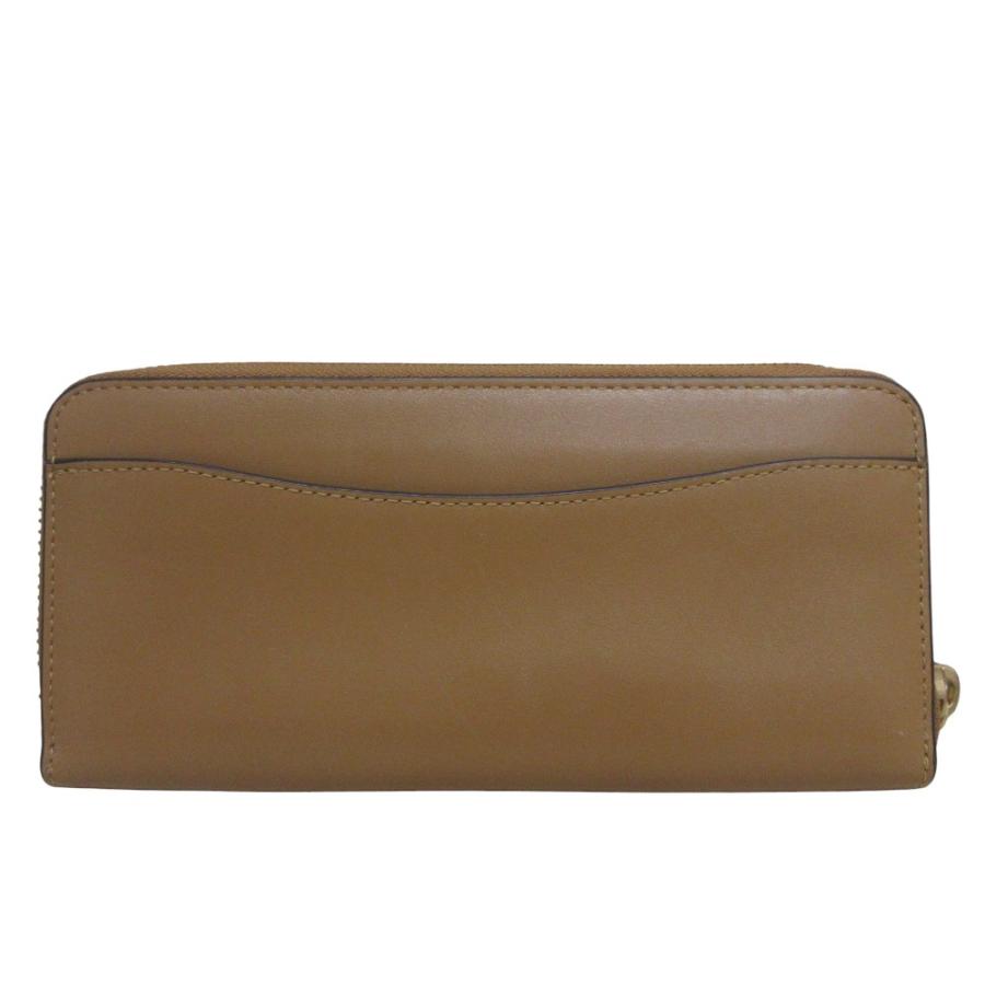 美品✨COACH　アコーディオン ジップ ウォレット　ダークブラウン COACH（コーチ） 美品 アコーディオン ジップウォレット ラウンド