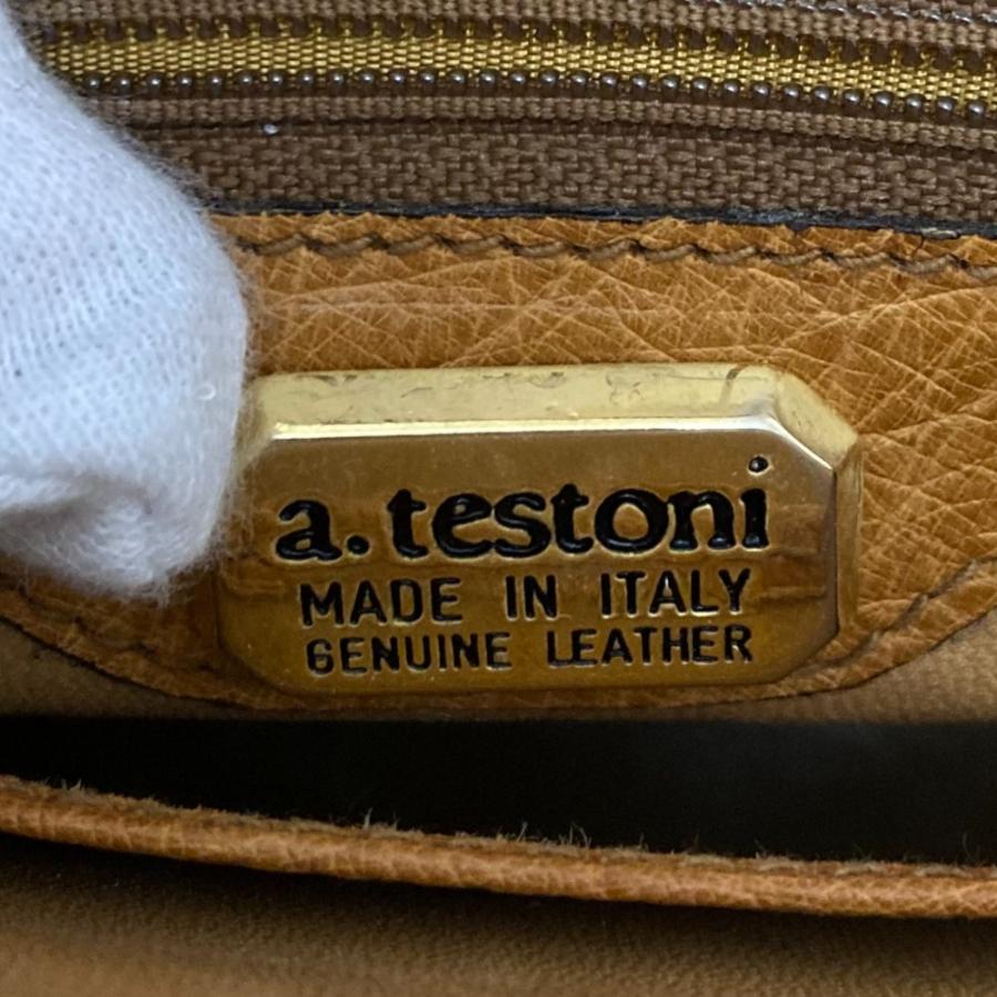 a. testoni（ア・テストーニ） オーストリッチレザー 2WAY