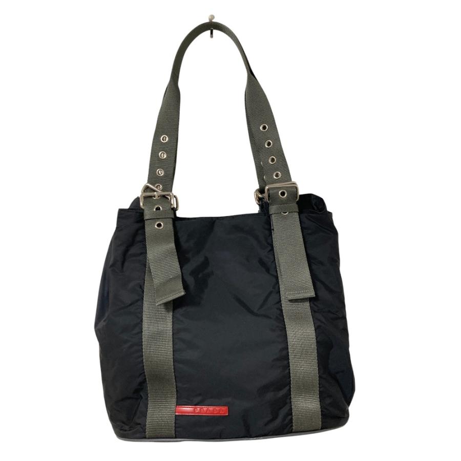 お値下げ　美品！PRADA SPORT 黒　ナイロン　キャディバッグ PRADA SPORT プラダスポーツ ナイロントートバッグ 4VA363 ブラック