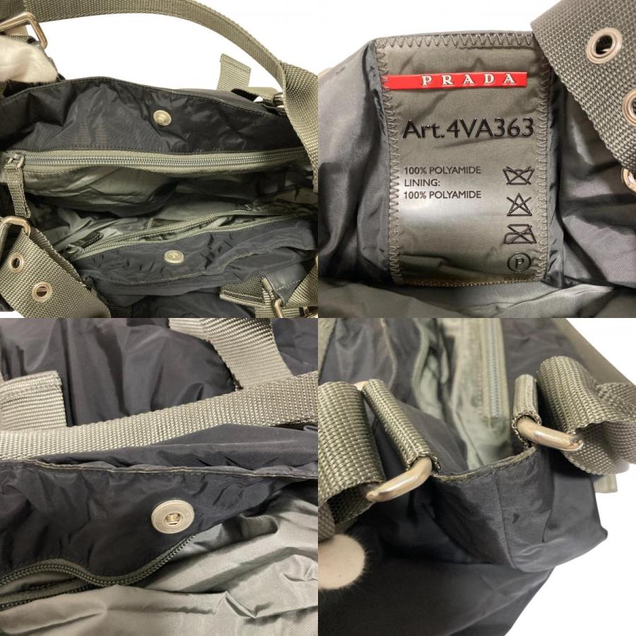 PRADA SPORT プラダスポーツ ナイロントートバッグ 4VA363 ブラック