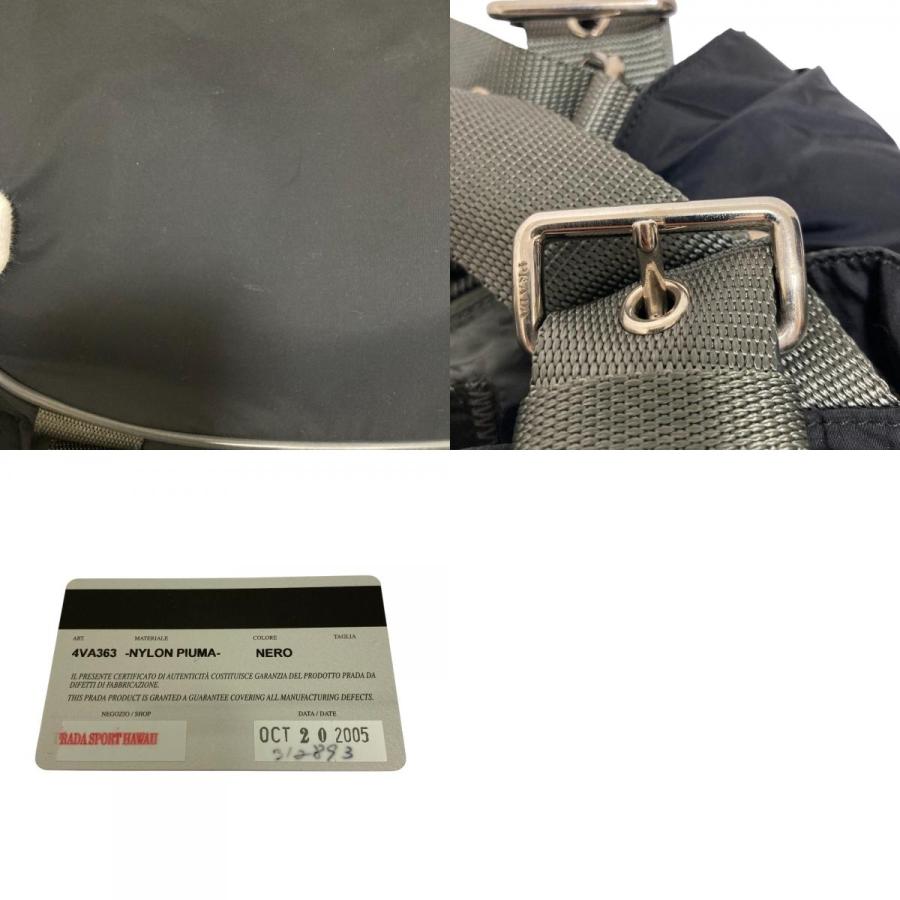 PRADA SPORT プラダスポーツ ナイロントートバッグ 4VA363 ブラック