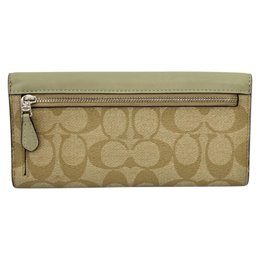 COACH（コーチ） 良品 シグネチャー スリム エンベロープ ロング 