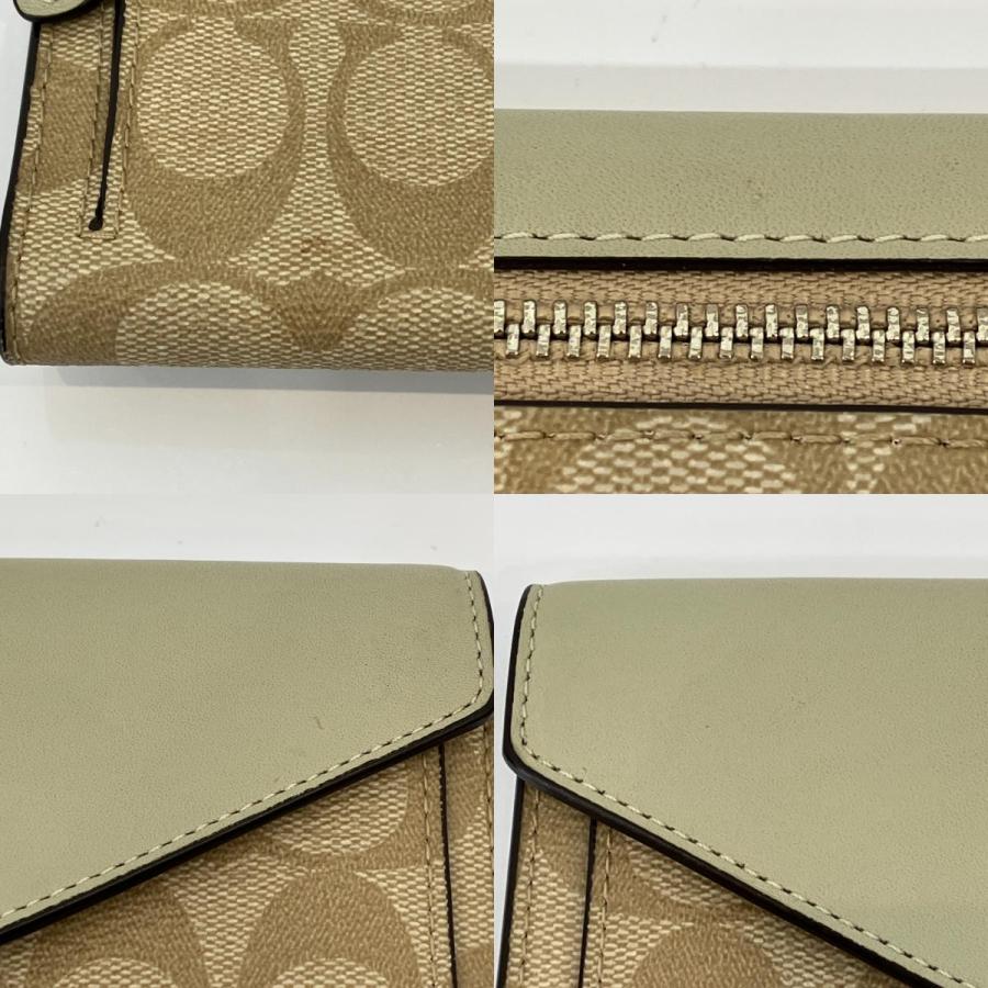 COACH（コーチ） 良品 シグネチャー スリム エンベロープ ロング 