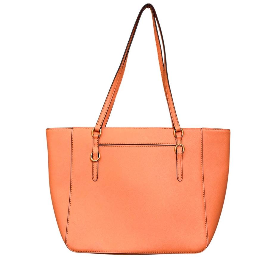 Lauren Ralph Laurenトートバッグ レザー 2way バイカラー LAUREN RALPH LAUREN（ローレン ラルフローレン） 美品 サフィアーノ