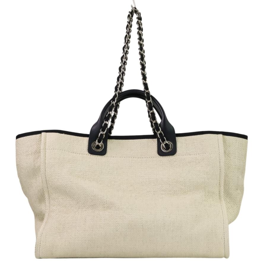 CHANEL（シャネル） 美品 ドーヴィル GM チェーン トートバッグ 
