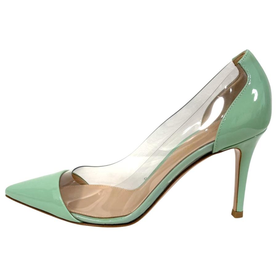 Gianvito Rossi（ジャンヴィト ロッシ） 未使用 PVC パテントレザー 
