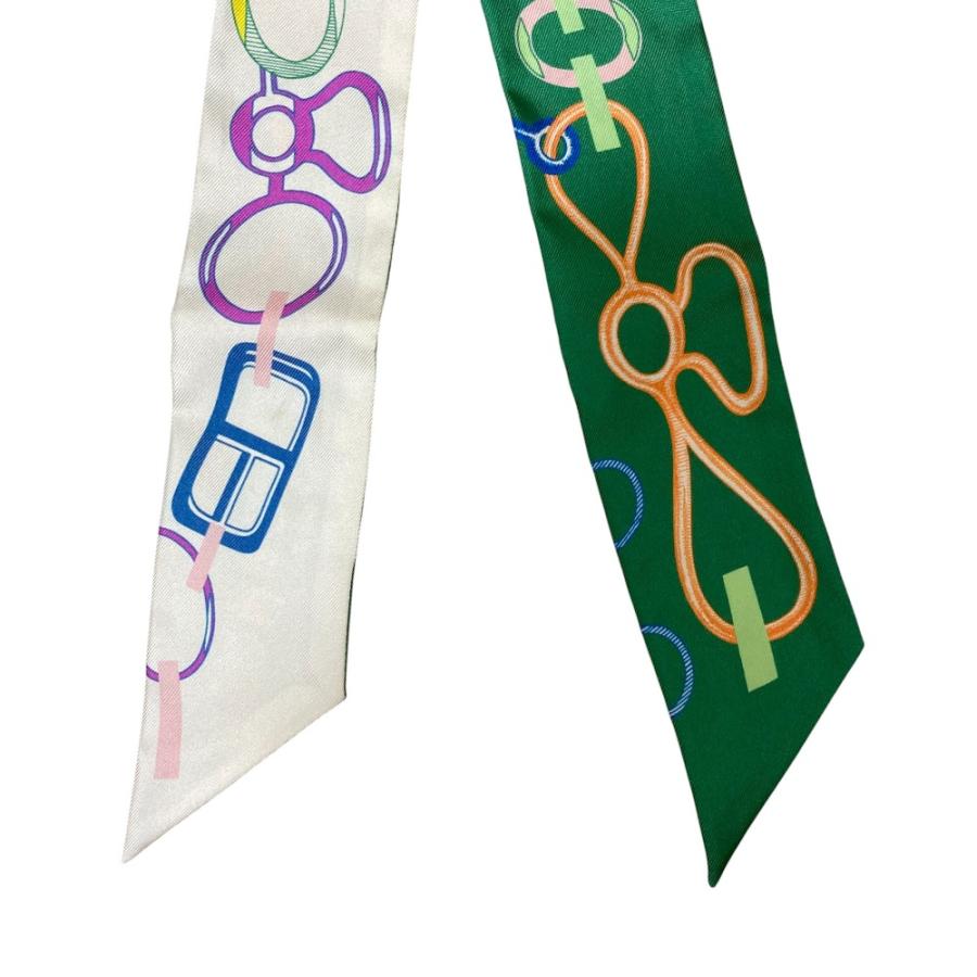 HERMES（エルメス） 美品 DO RE BOUCLES ドレ・ブックル ツイリー