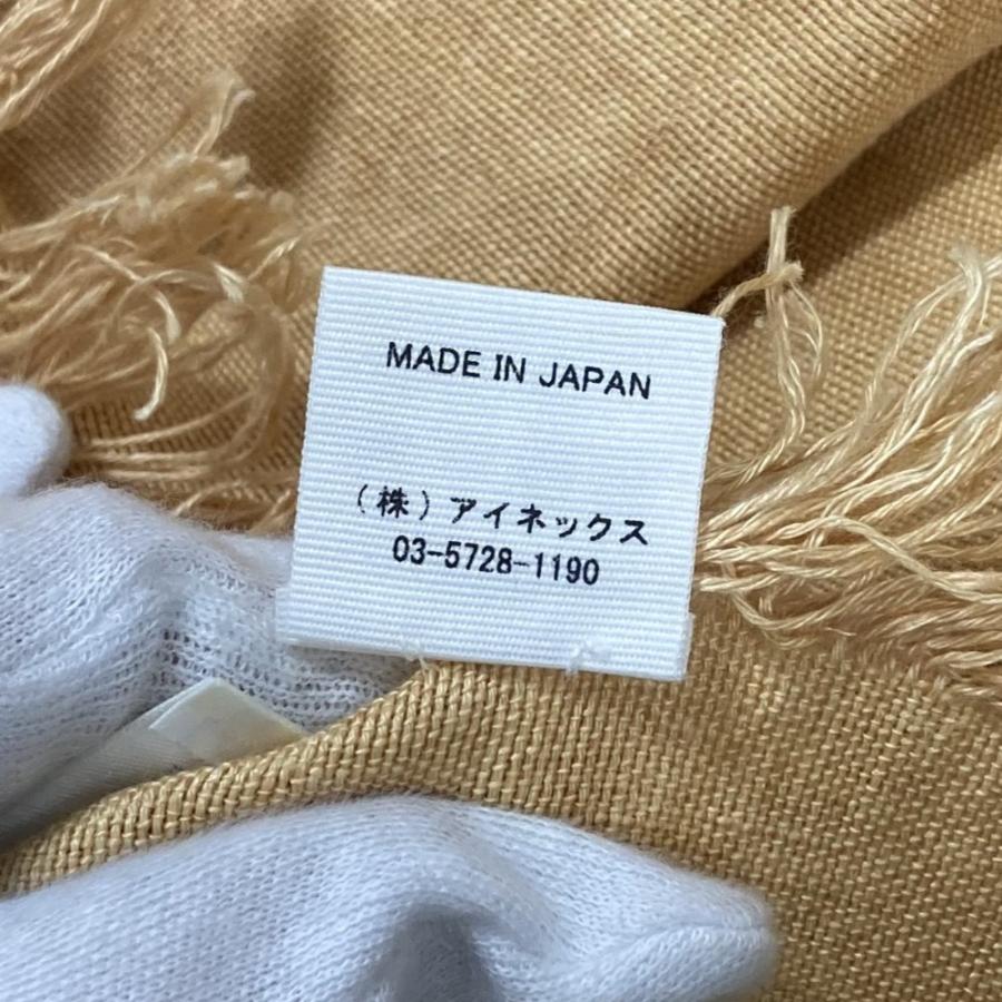 ASAUCE MELER（アソースメレ） 美品 リネン 大判ストール ショール